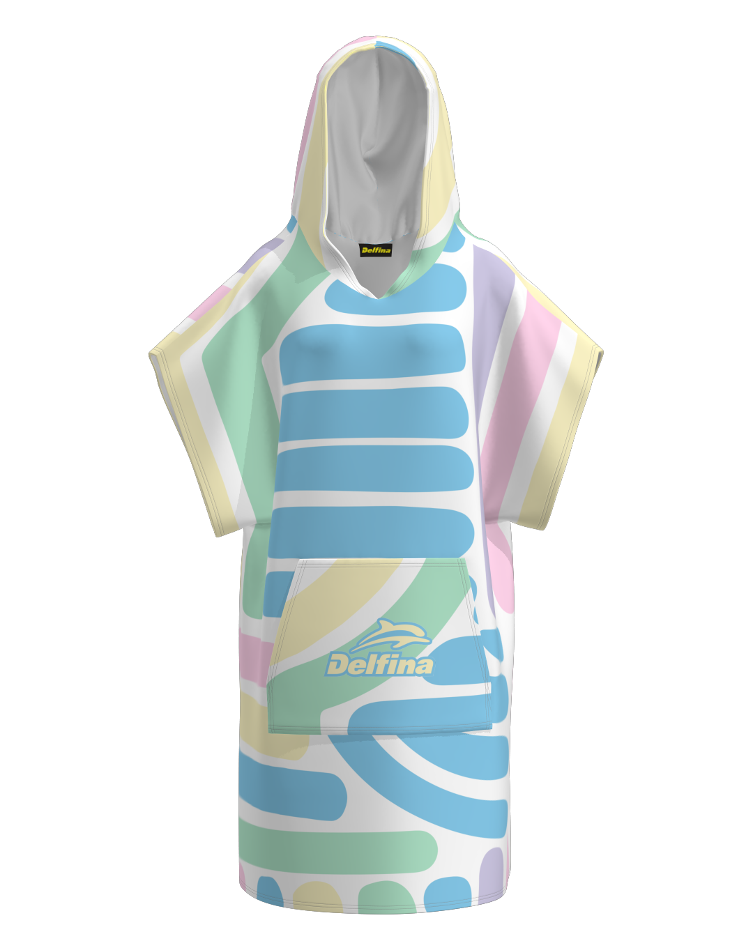 Pastel Paint Kids Hooded Towel