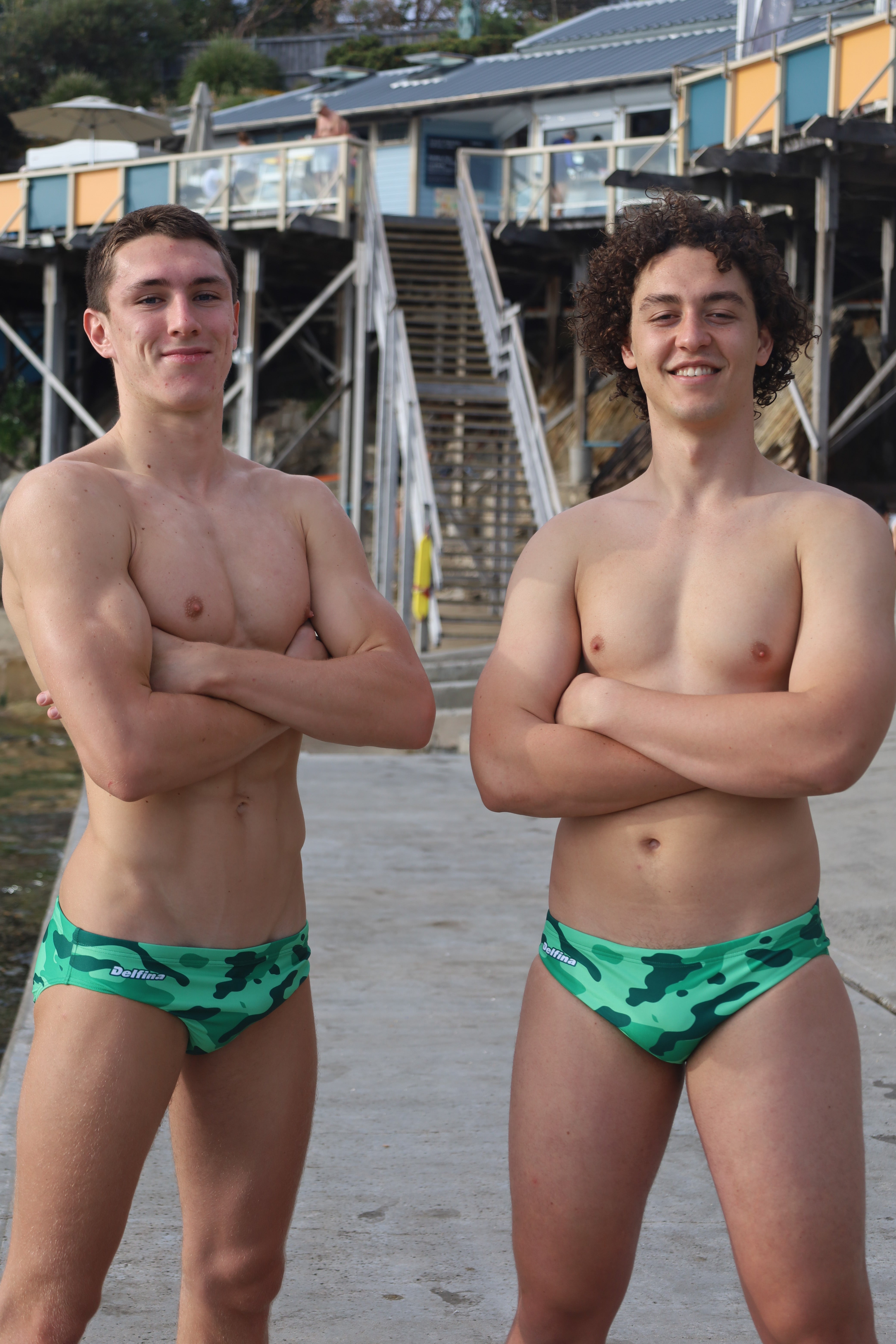 Green Camo Water Polo Brief