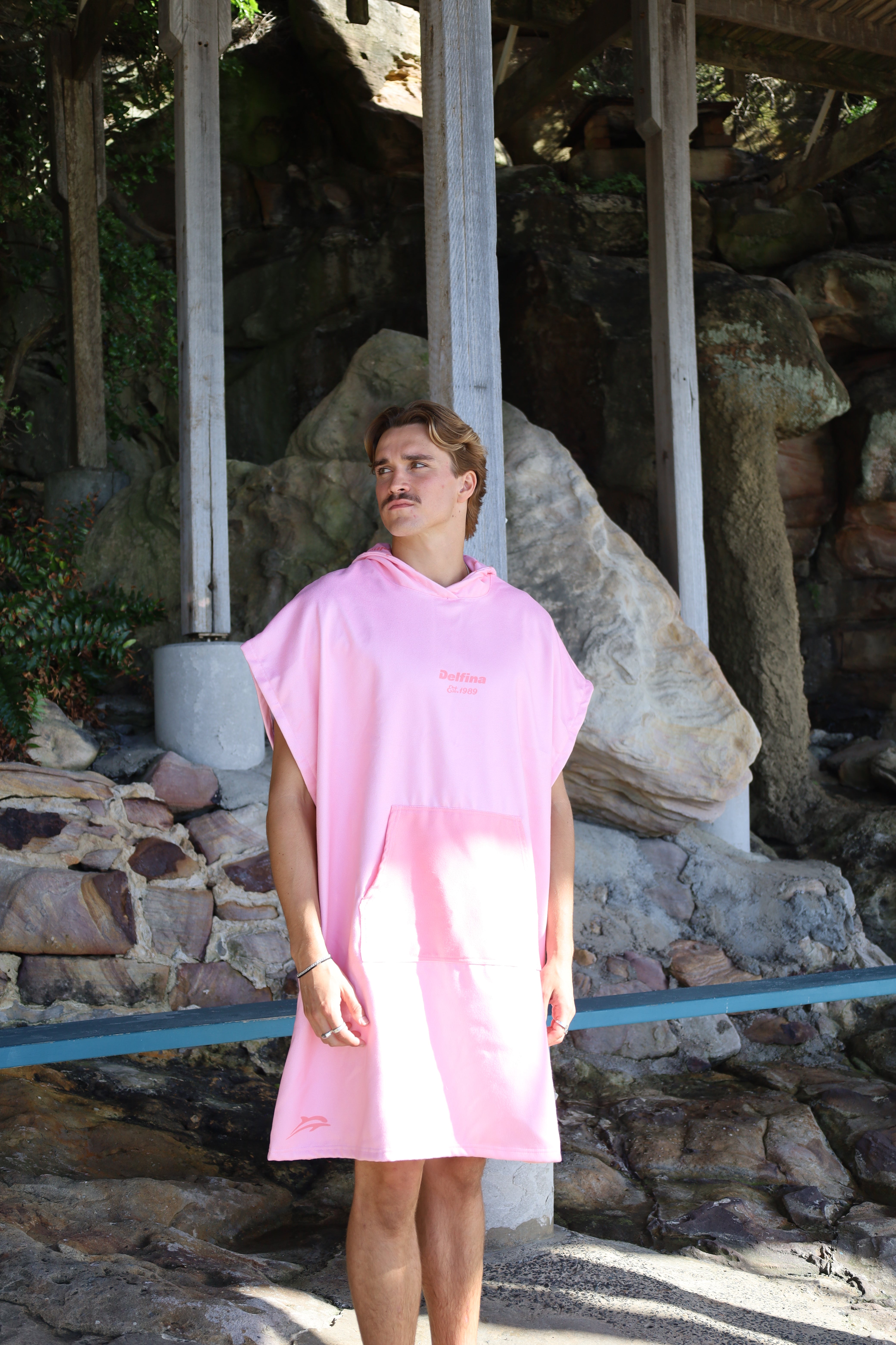 Pink Adult Hooded Towel