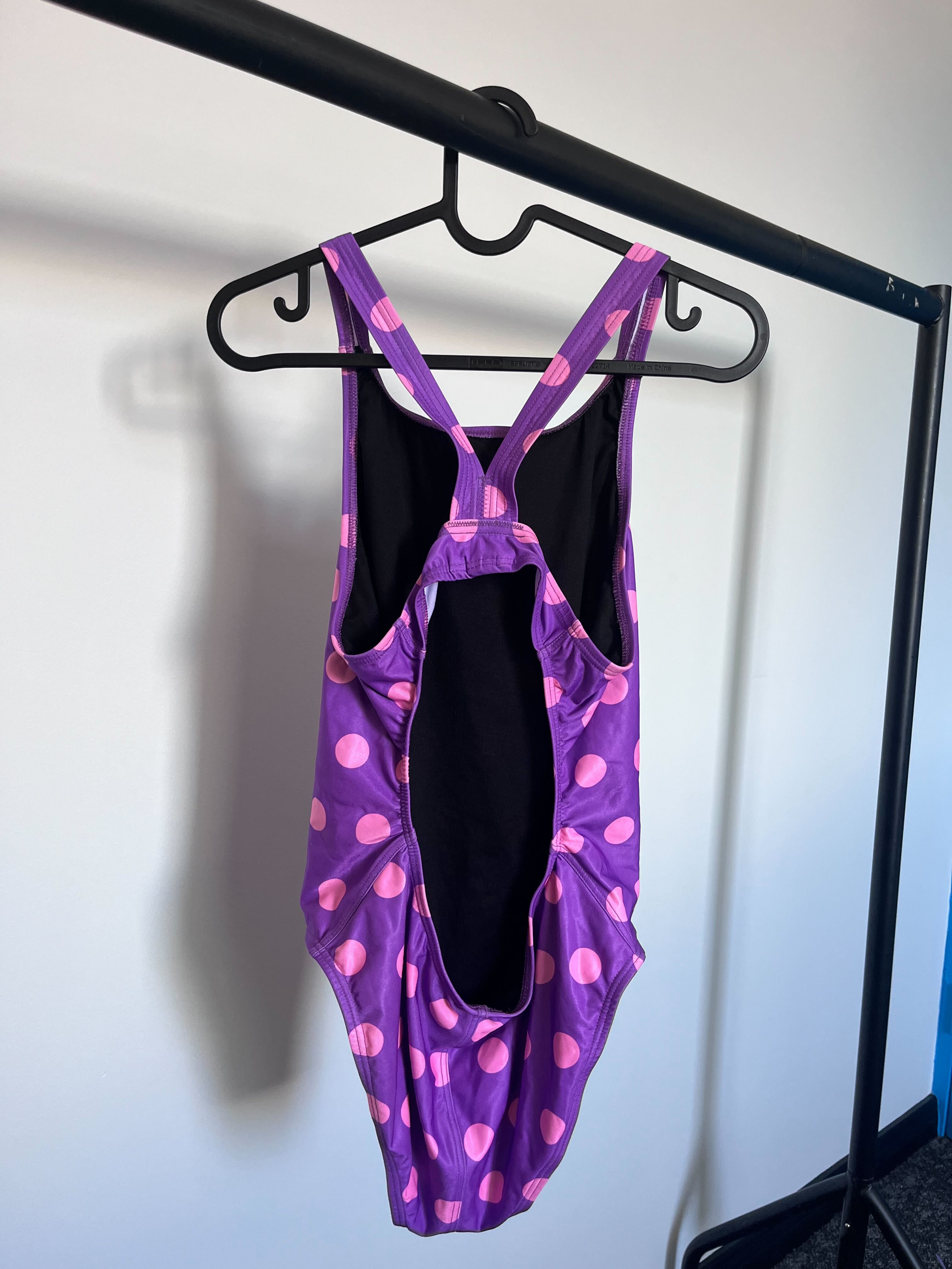 Polka Dot Purple One-Piece