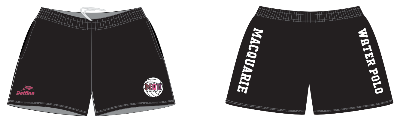 Macquarie Uni Water Polo Male Active Short