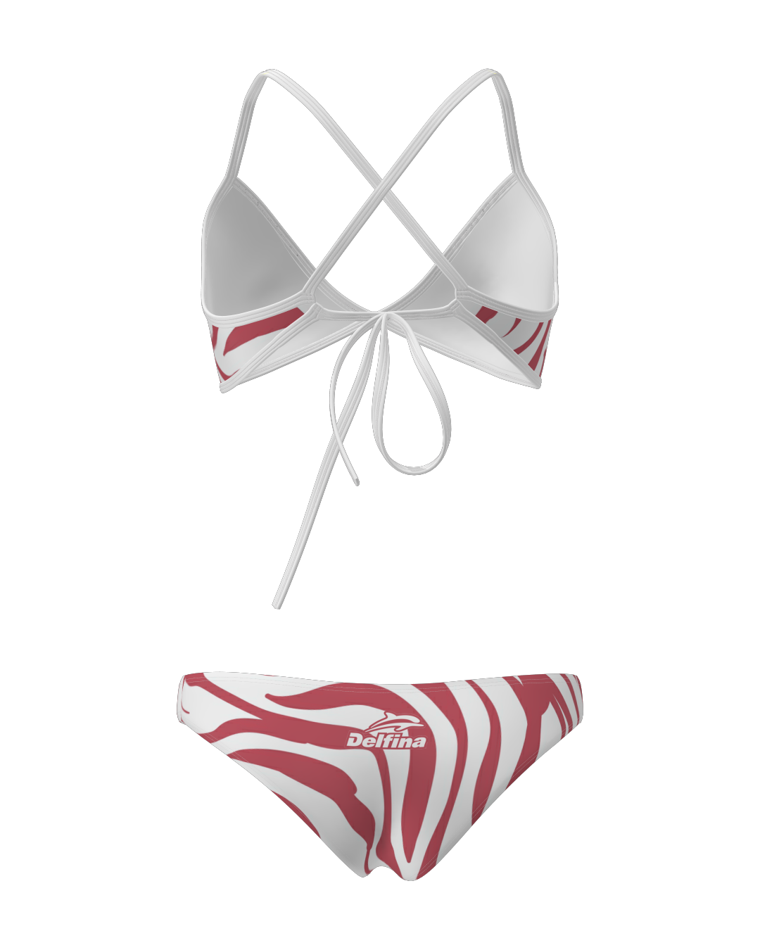 Savanna Swirl Tie-Back Bikini Top