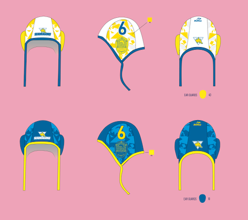 Victoria Sea Dragons WP Cap - PAIR