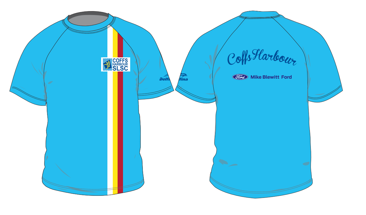 Coffs Harbour SLSC Ares Lightweight Active Tee