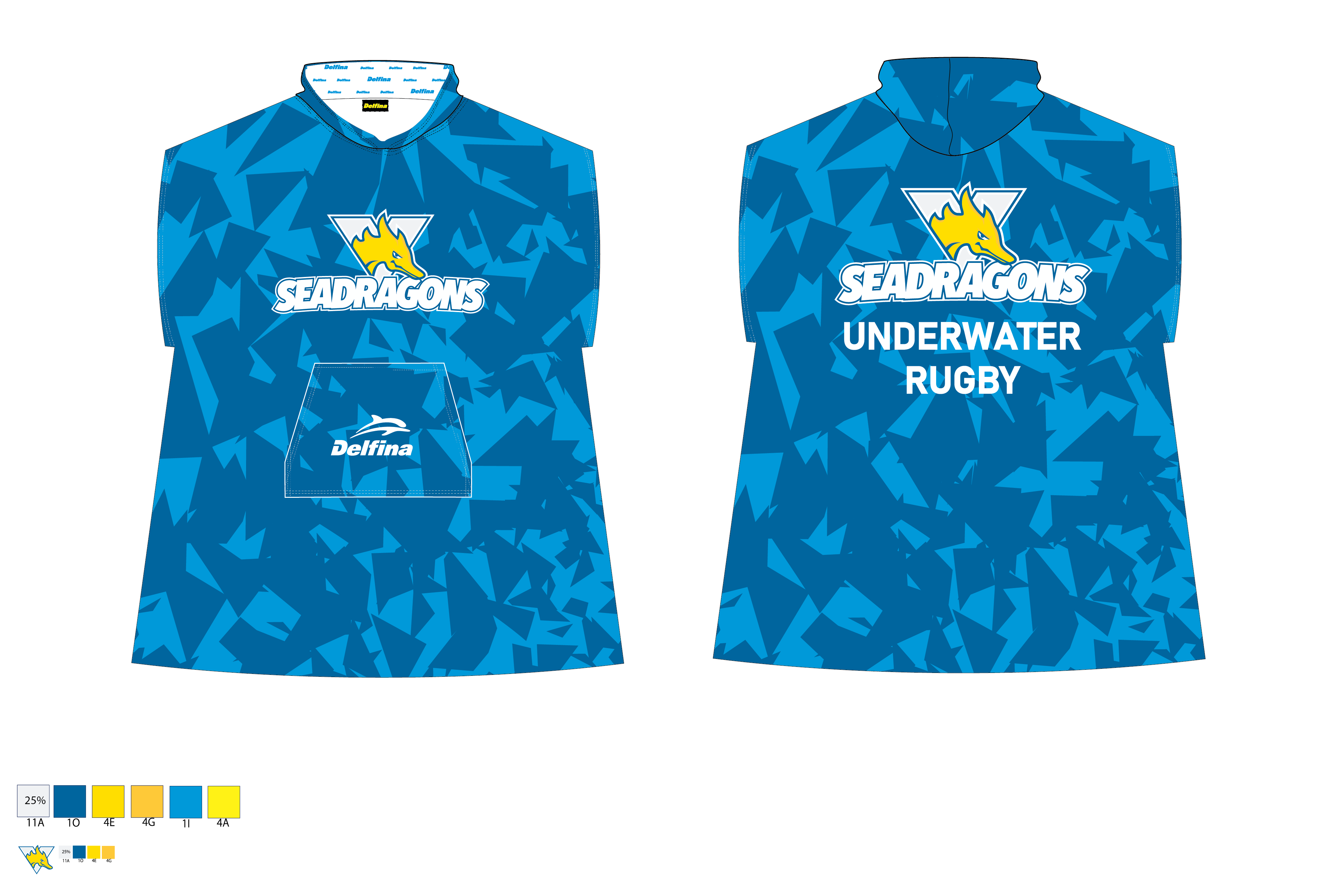 Victoria Sea Dragons UWR - Hooded Towel