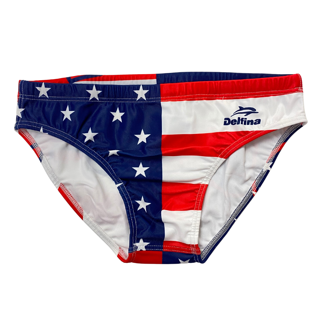 USA Star Water Polo Brief