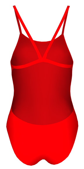 Red One Piece Swimsuit