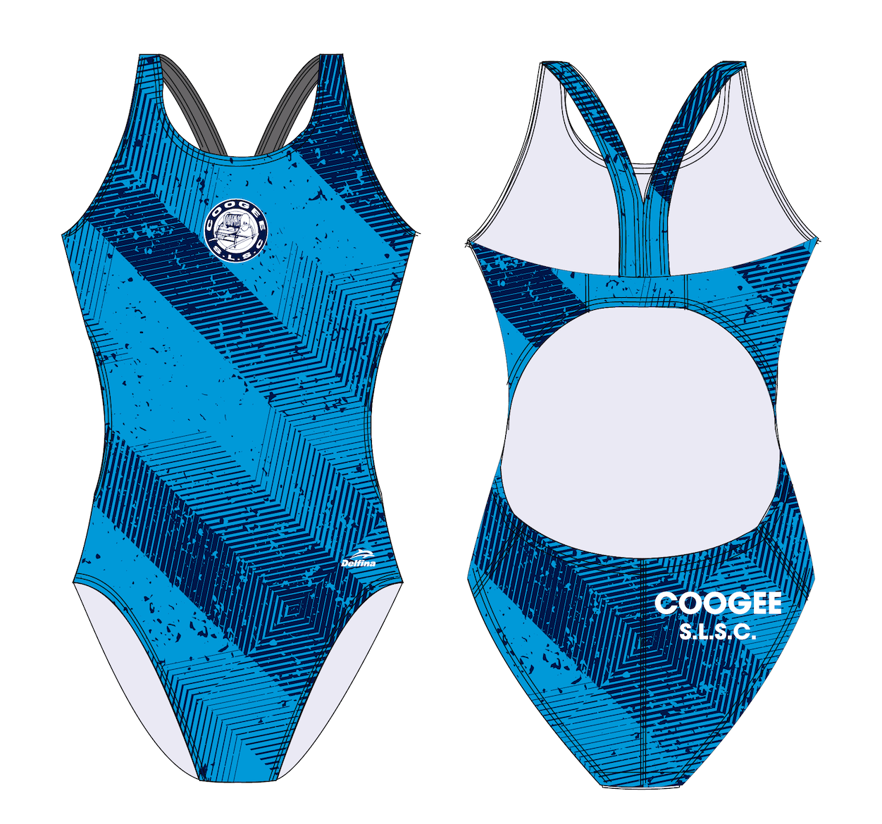 Coogee SLSC Pattern Bladeback Swimsuit