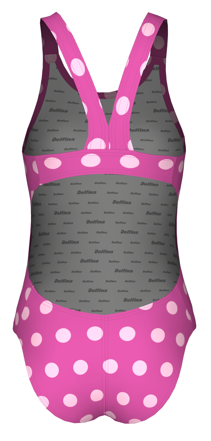 Polka Dot Purple One-Piece
