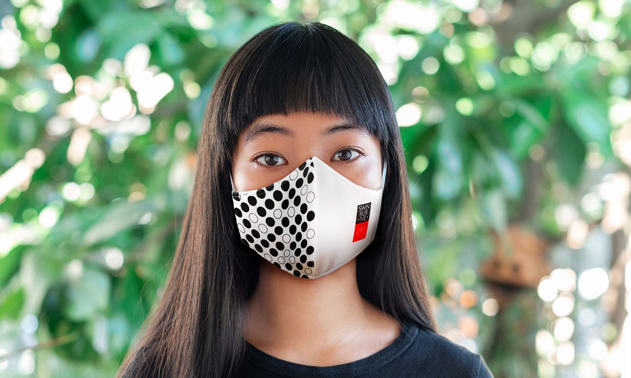 Swinburne face masks designed to encourage social connection