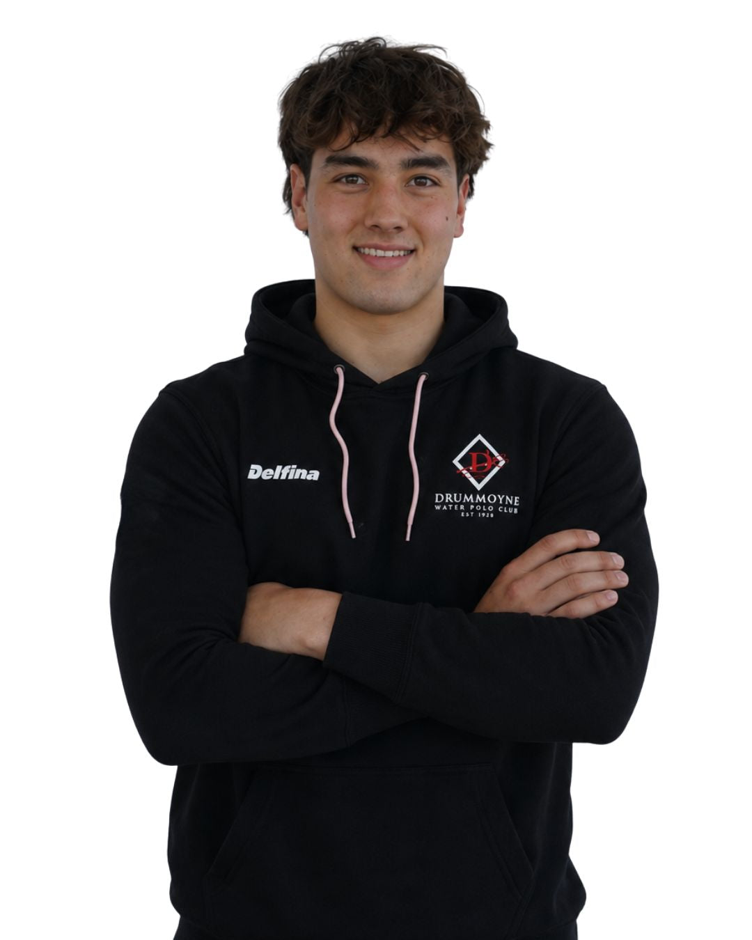 Drummoyne WP Cotton Hoodie - Black