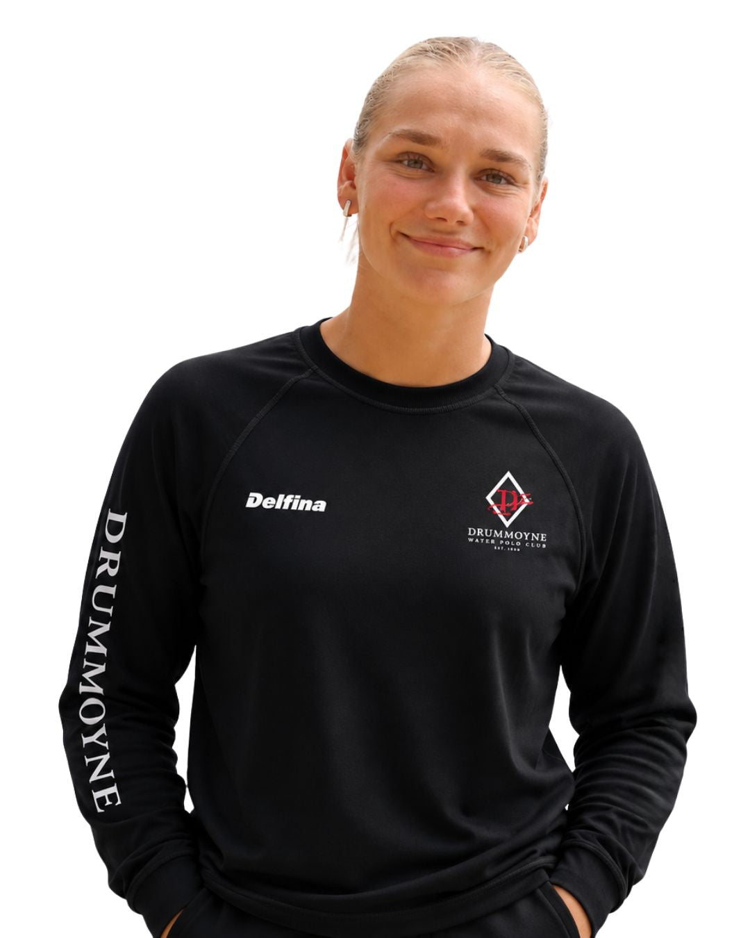 Drummoyne WP Cotton Long Sleeve Shirt - Black