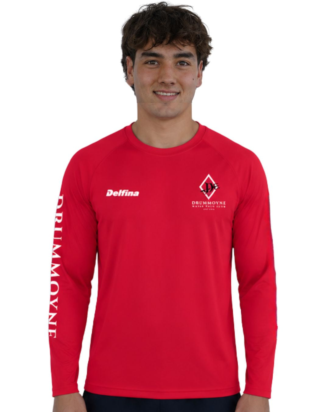 Drummoyne WP Cotton Long Sleeve Shirt - Red