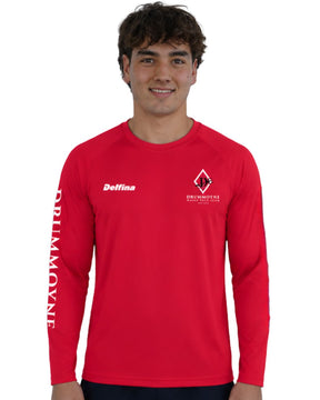 Drummoyne WP Cotton Long Sleeve Shirt - Red
