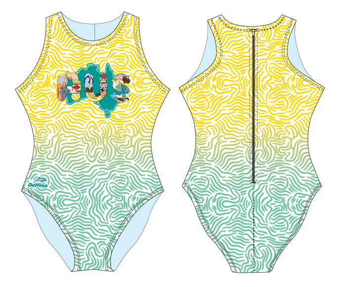 Australia Icons Water Polo Suit