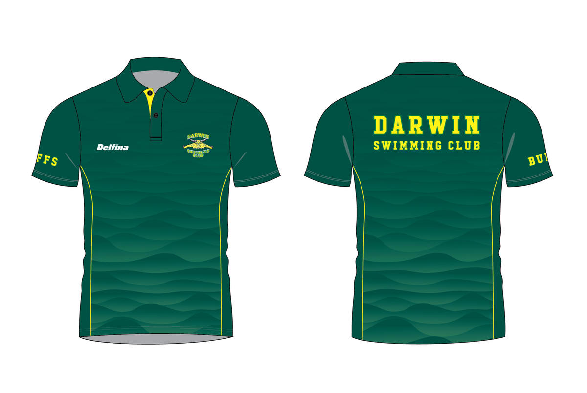Darwin Swimming Club Unisex Active Polo Shirt