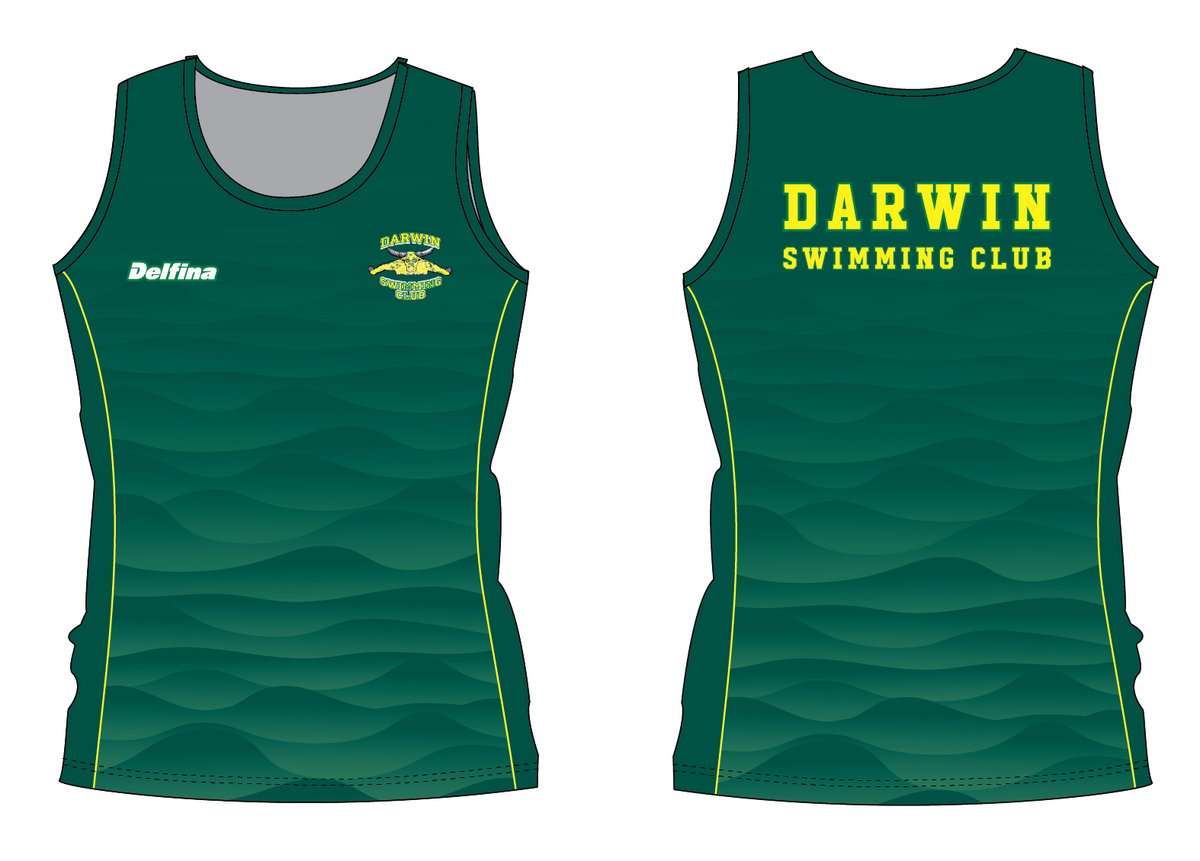 Darwin Swimming Club Unisex Active Singlet