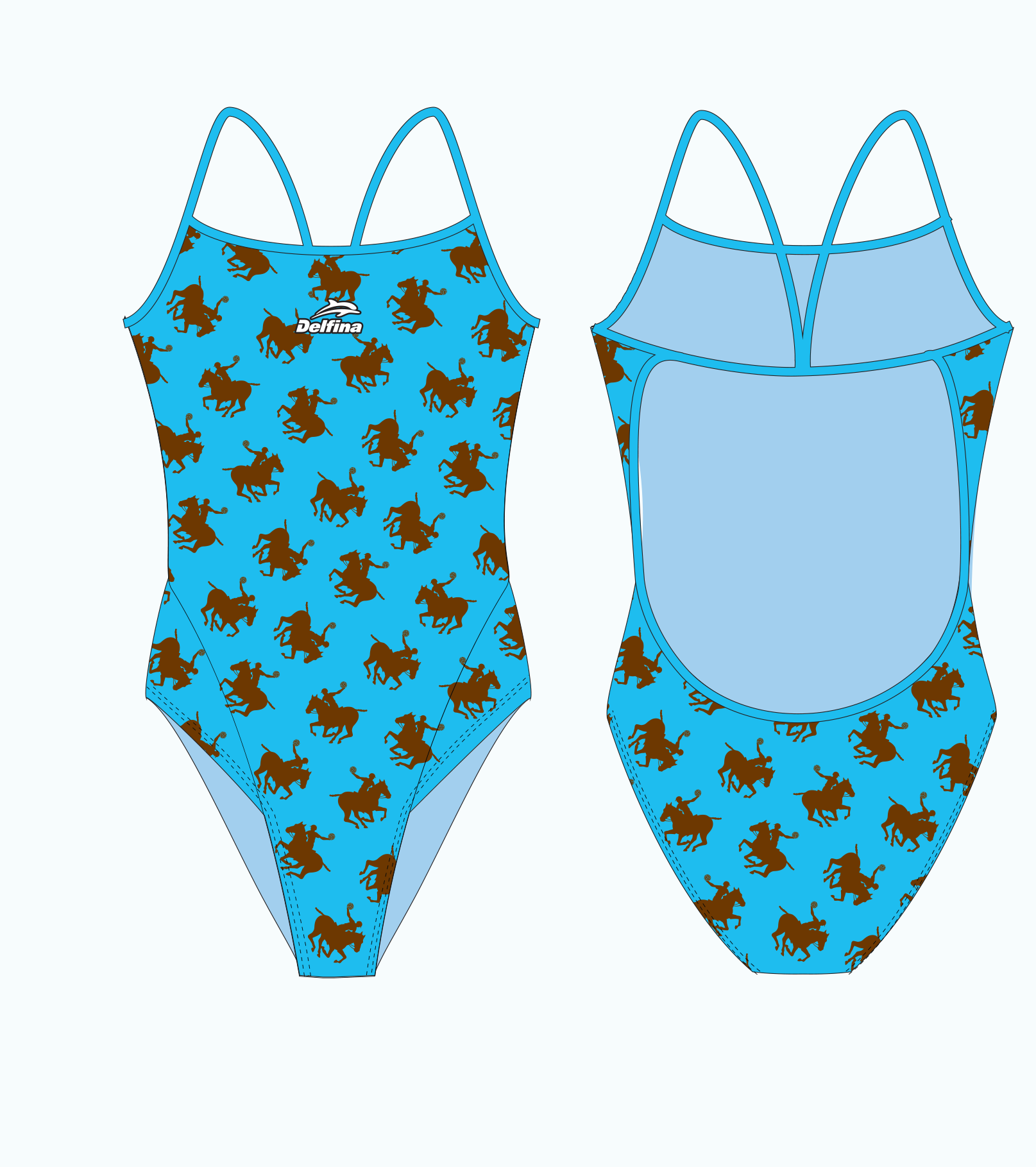 Polo Suit Light-Back One-Piece