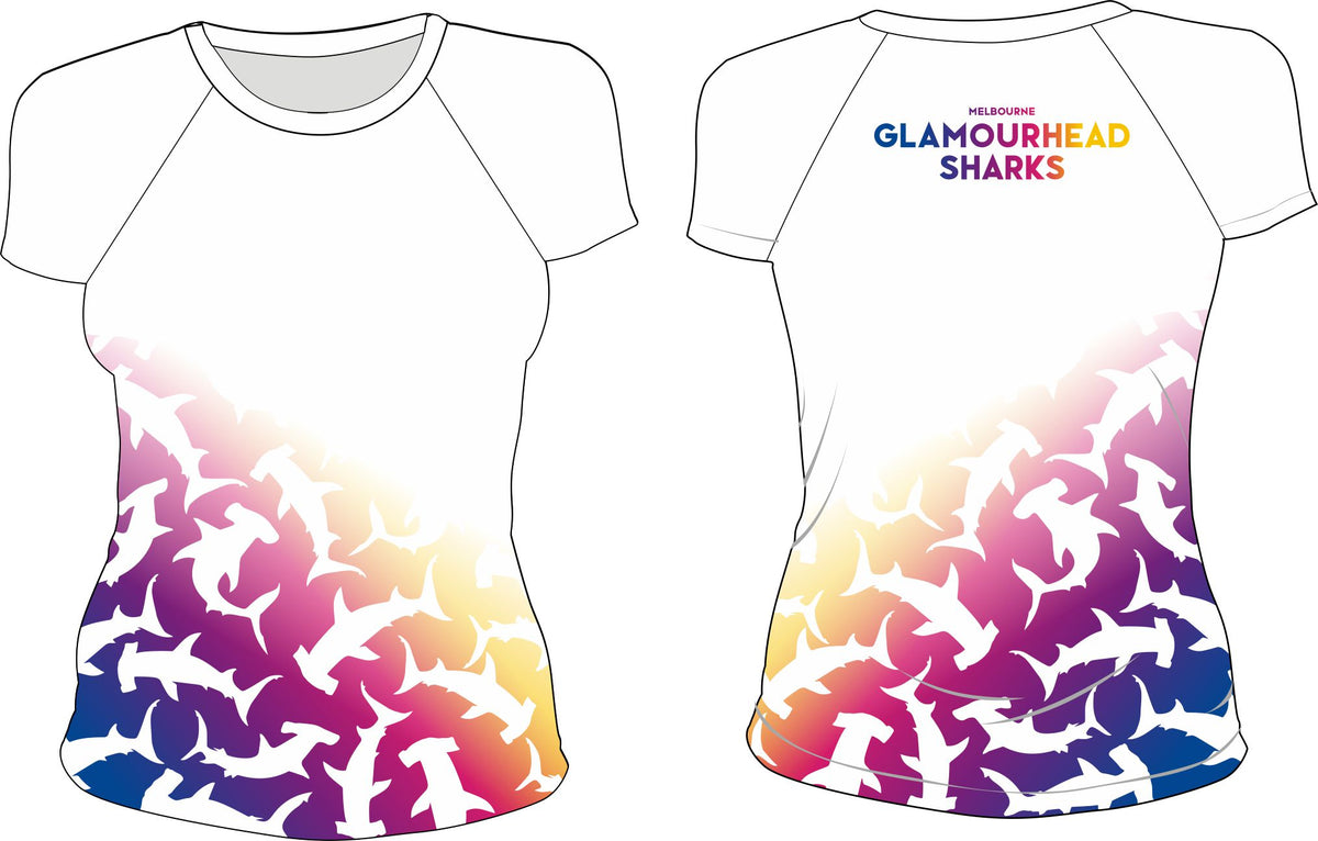 Glamourhead Sharks Hoodie Women's Active Shirt