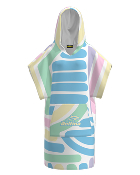 Pastel Paint Adult Hooded Towel