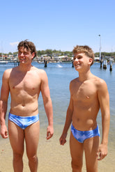 Blue Summer Circles Brief