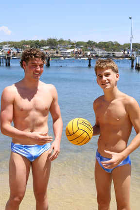 Blue Summer Circles Brief