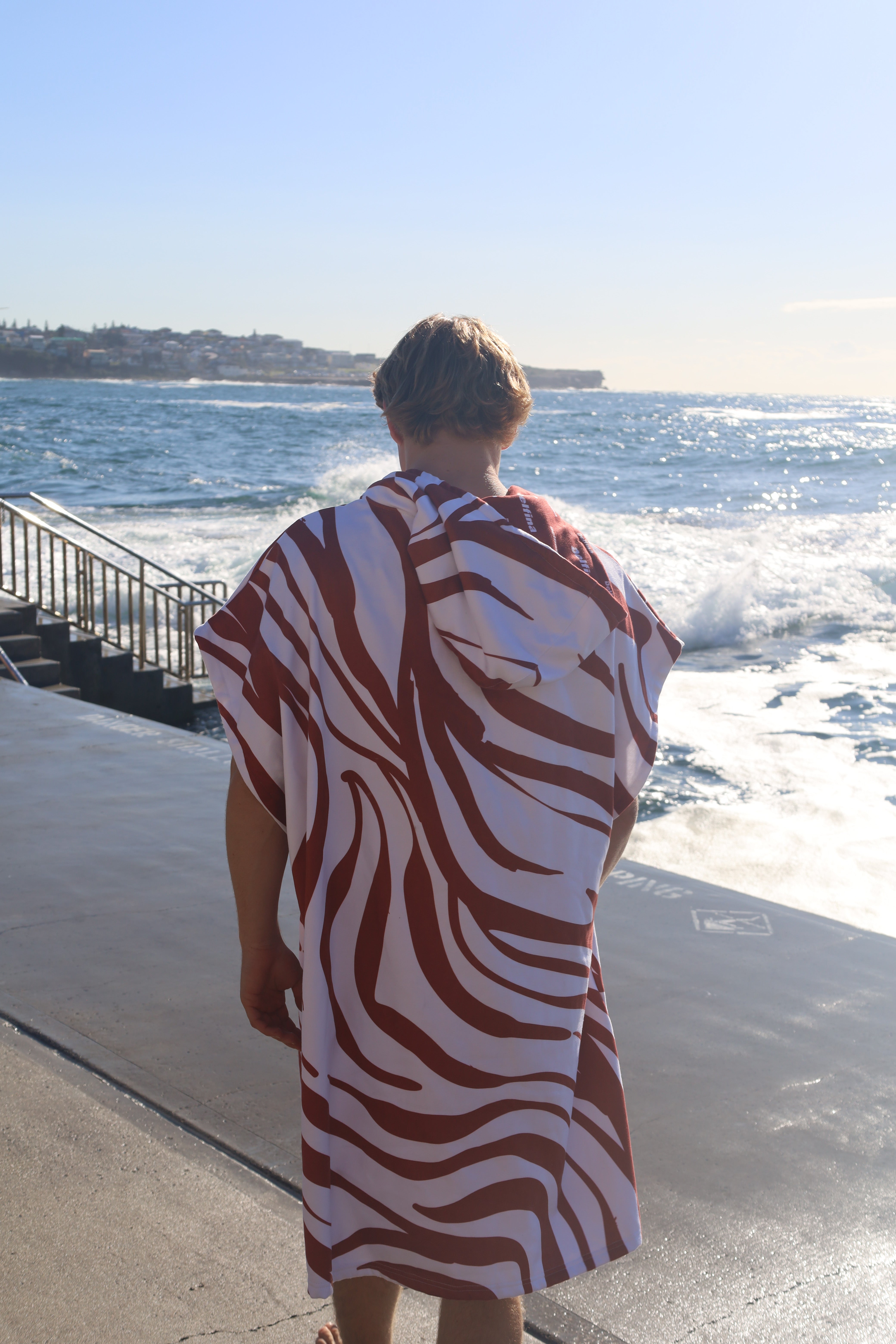 Savanna Swirl Adult Hooded Towel