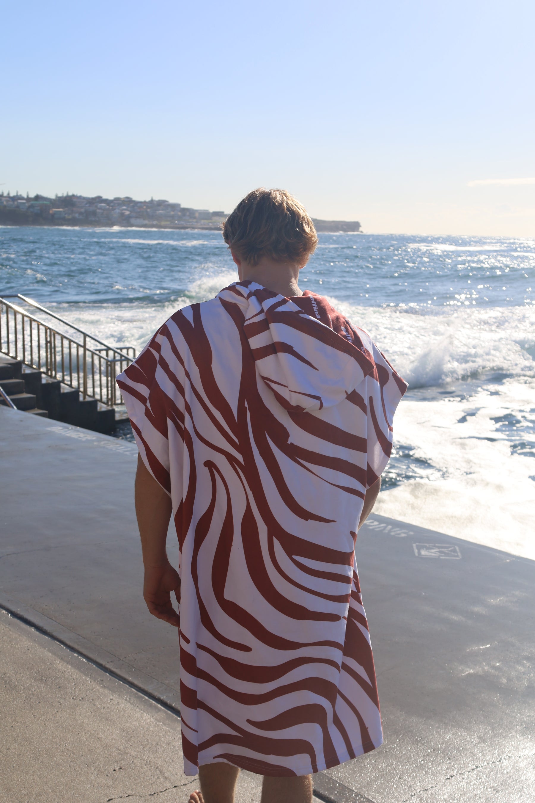 Savanna Swirl Adult Hooded Towel