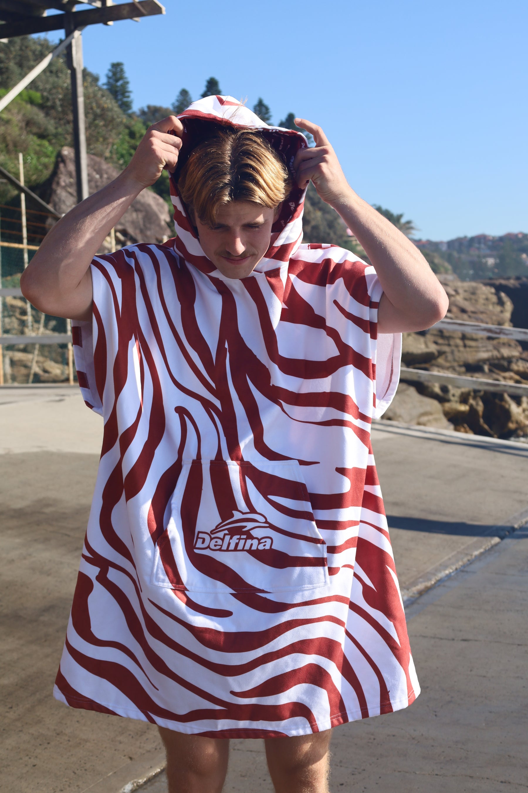 Savanna Swirl Adult Hooded Towel