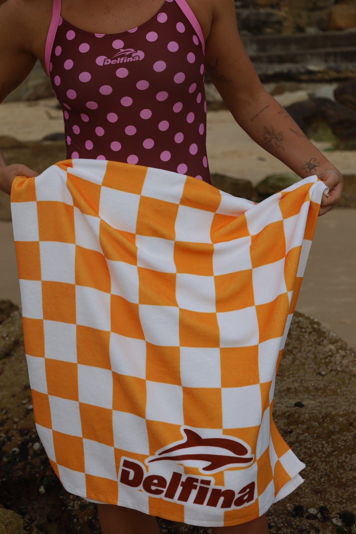 Summer Check Towel