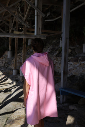 Pink Adult Hooded Towel