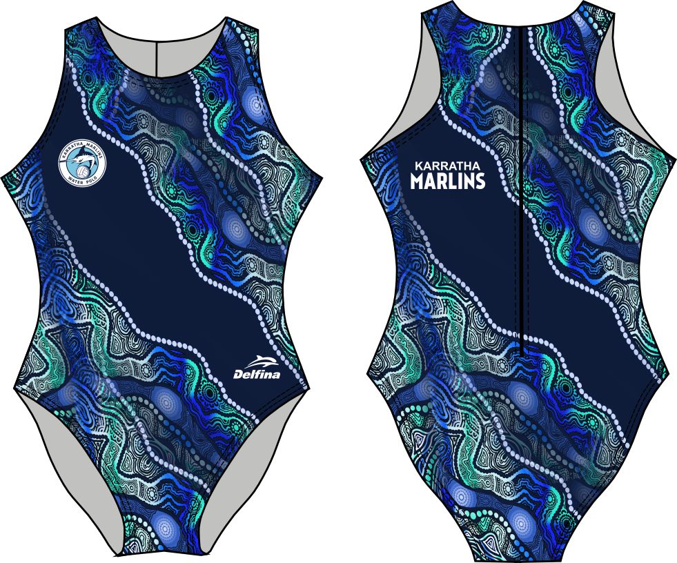 Karratha Marlins Water Polo Female Catsuit