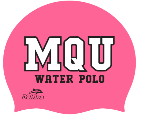 Macquarie Uni Pink Silicone Swim Cap
