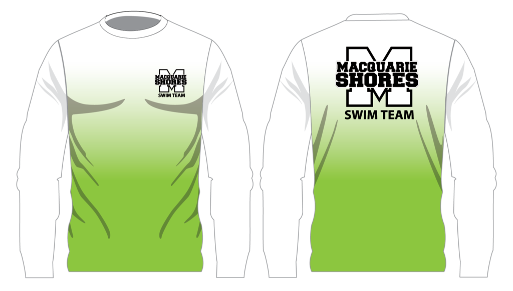 Macquarie Shores Swimming Club Active Long Sleeve Shirt