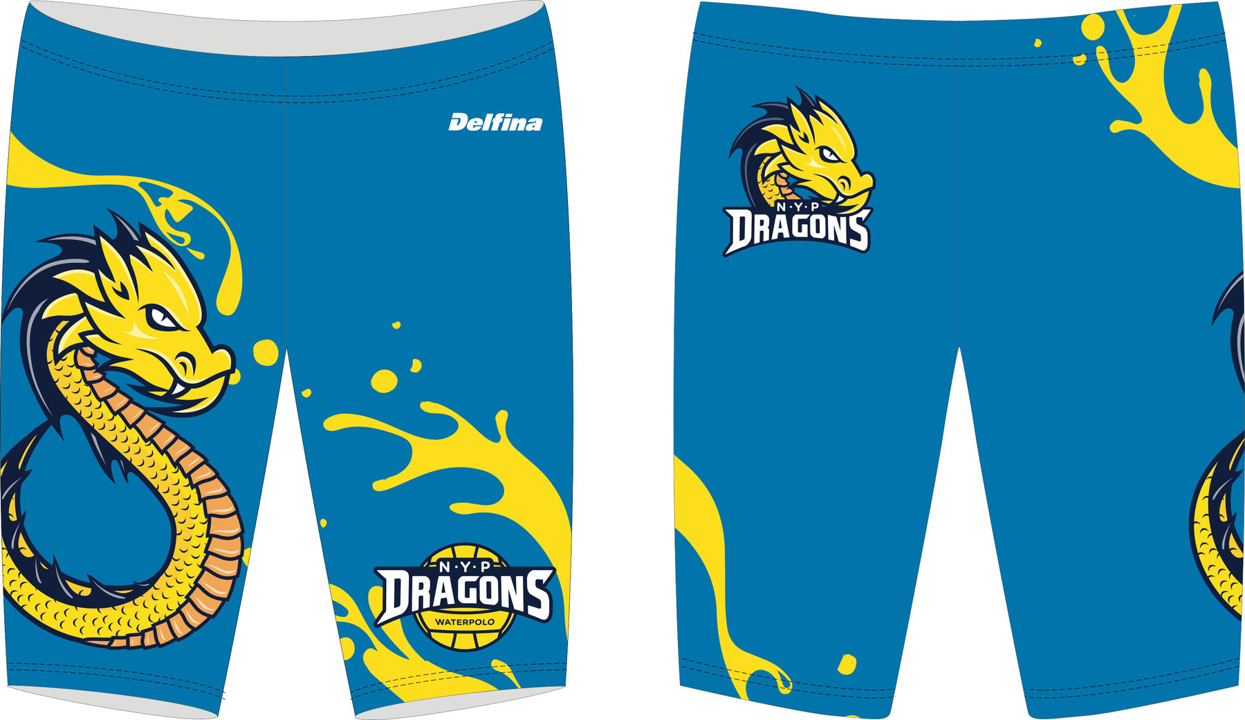 NYP Dragons Male Jammer Suit - Blue