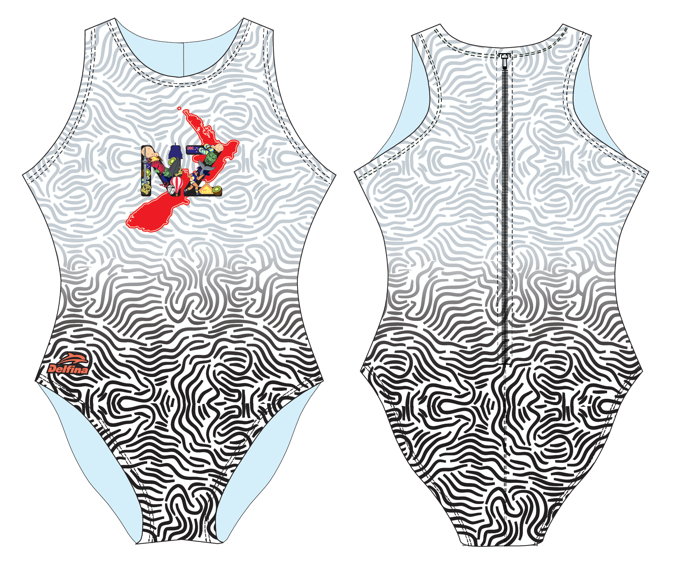 New Zealand Icons Water Polo Suit