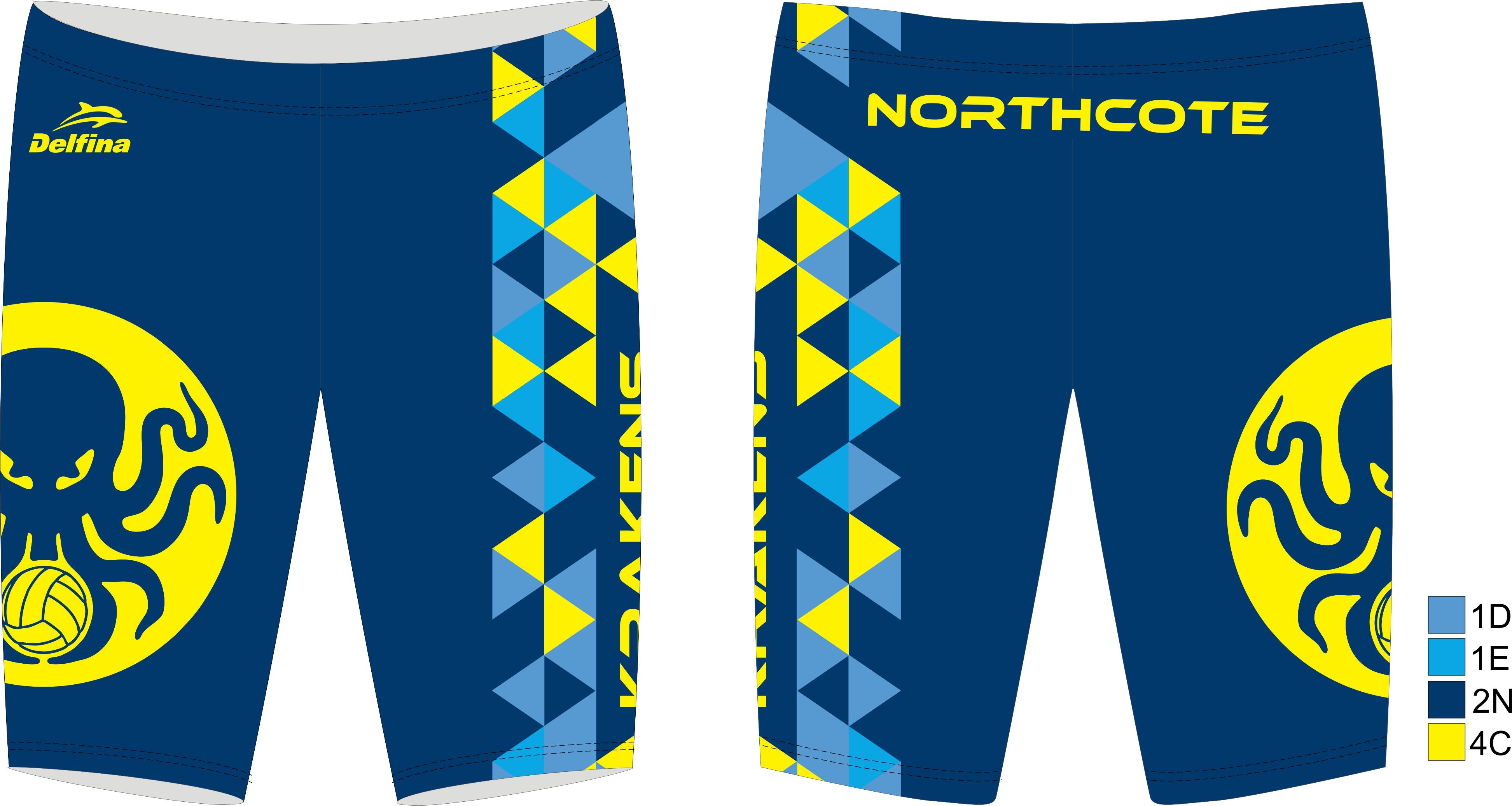 Northcote Krakens Jammers (Pattern)
