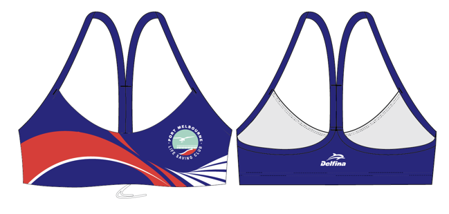Port Melbourne LSC Female Bikini Top