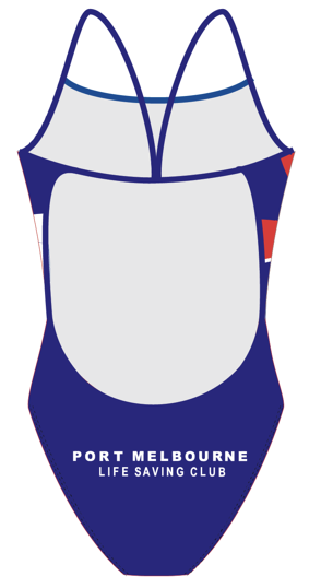 Port Melbourne LSC Light Back One Piece
