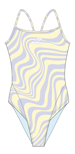 Purple & Yellow Candy Shop Classic Swim Suit