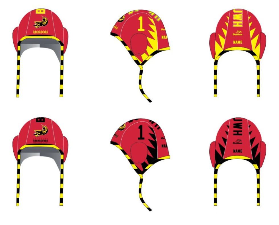 Brisbane Barracudas UWH Caps (Pair)