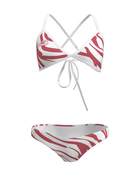 Savanna Swirl Tie-Back Bikini Top