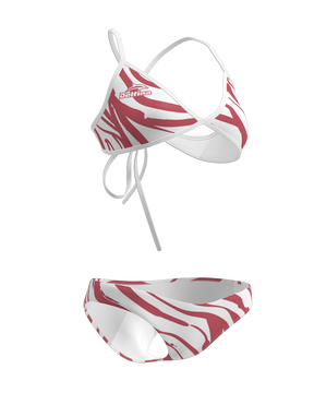 Savanna Swirl Tie-Back Bikini Top