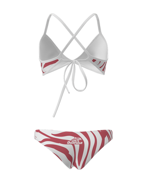 Savanna Swirl Tie-Back Bikini Top