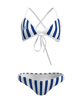 Sailor Stripes Tie-Back Bikini Top