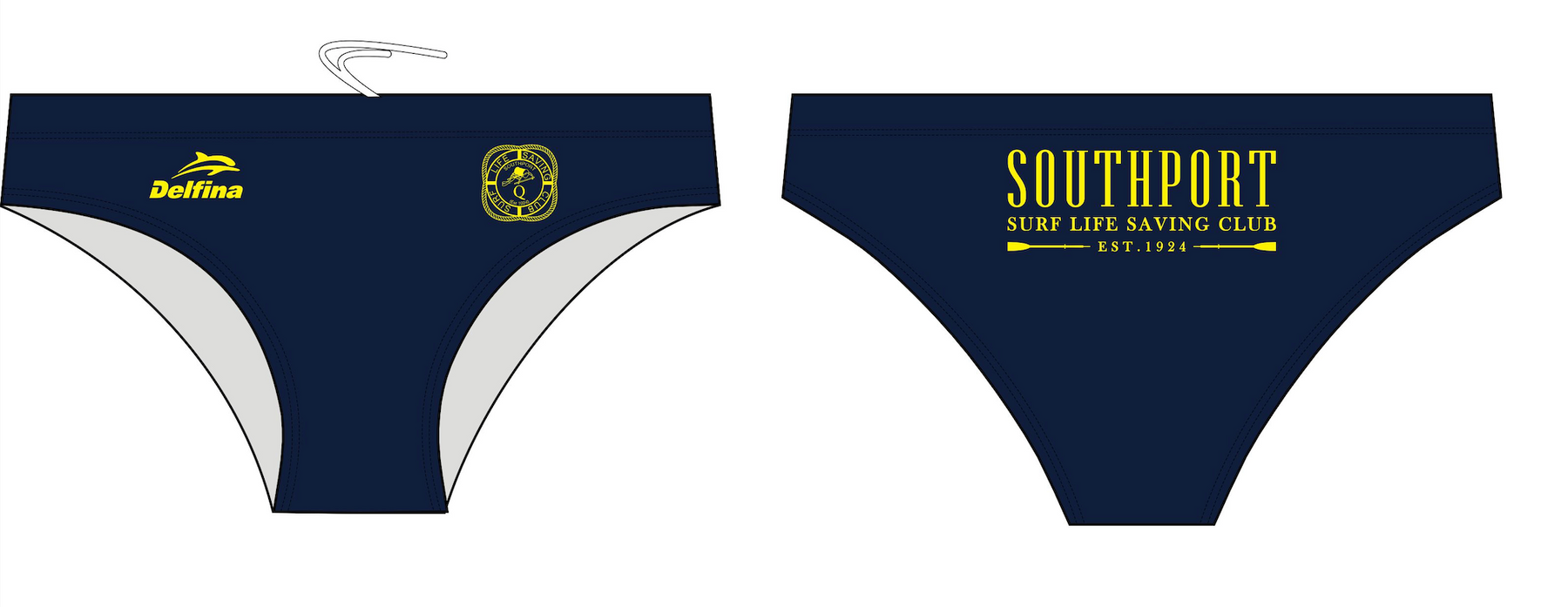 Southport SLSC Two Piece Swimmers – sold as separates.