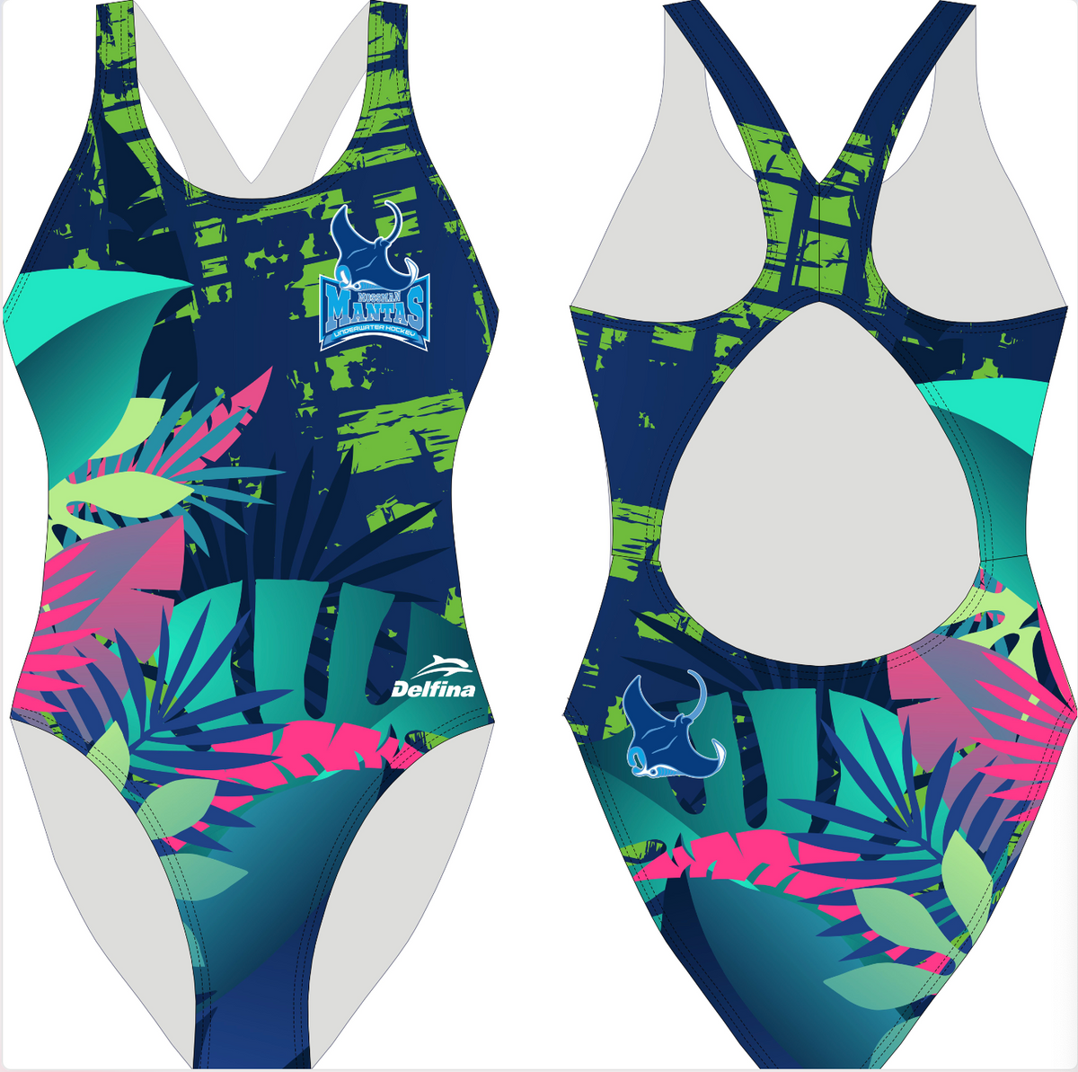 Mossman Mantas UWH Female X-Back Suit