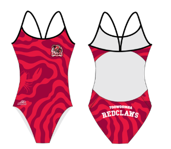 Toowoomba Red Claws Female Light Back Suit