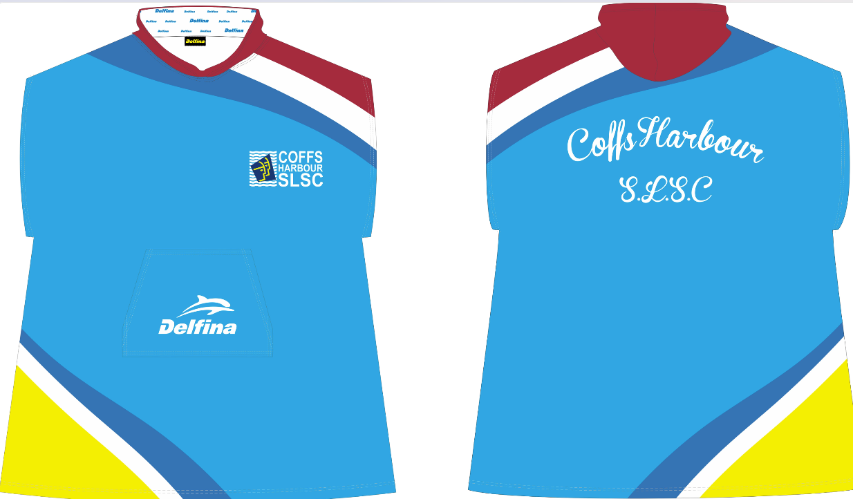 Coffs Harbour SLSC Hooded Towel
