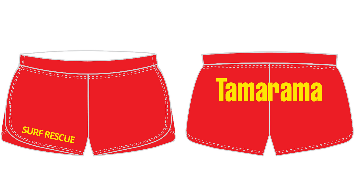 Tamarama Female Active Shorts - Red